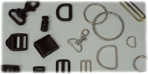 Side-Release Buckle, D- rings, O-rings, Slides, Cam Buckle, Clip, Spring Snap, Cord Lock