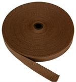 Brown Regular-Weight Cotton Webbing