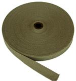Dark Olive Regular-Weight Cotton Webbing