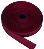 Maroon Regular-Weight Cotton Webbing
